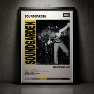 Cuadro Soundgarden - Louder Than Love