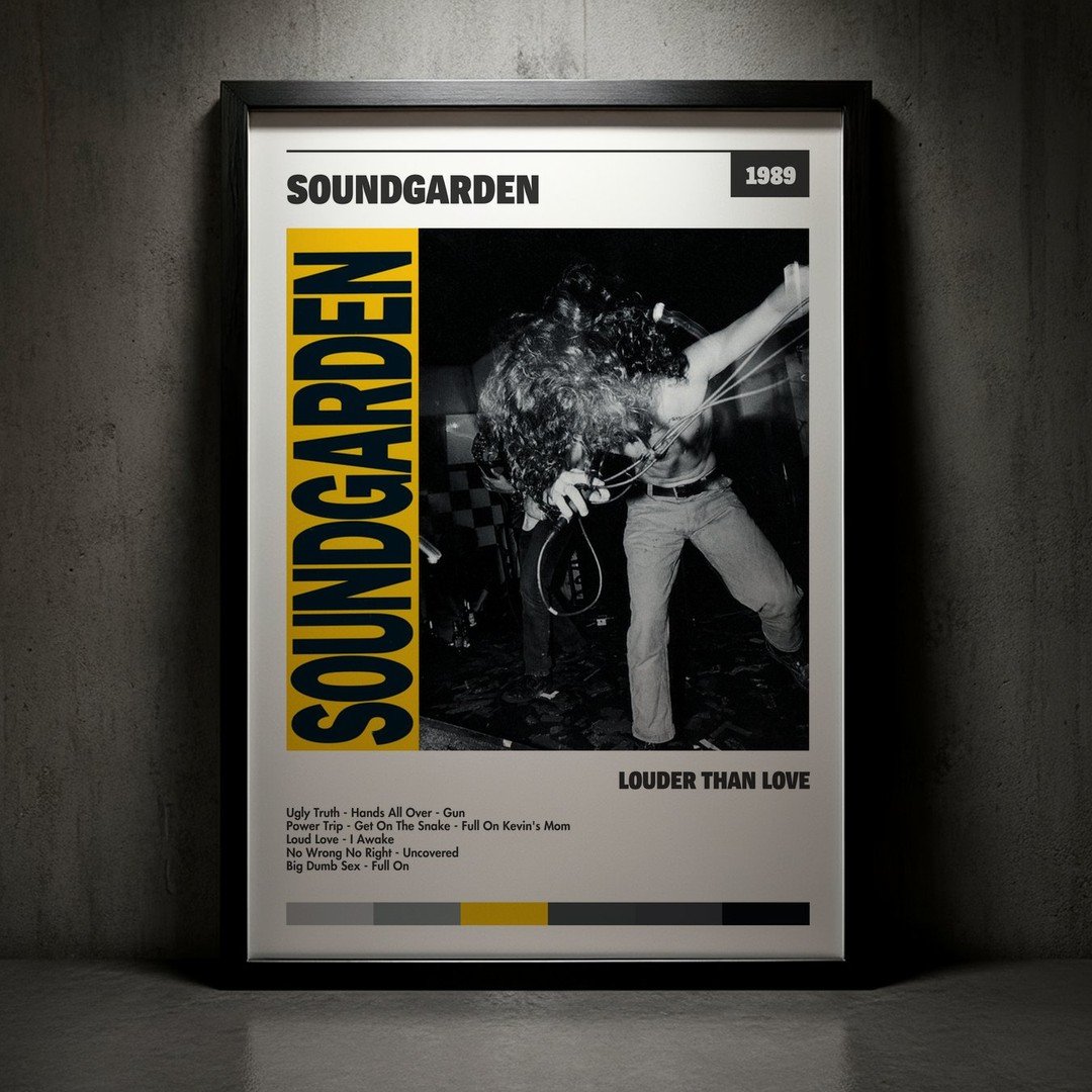 Cuadro Soundgarden - Louder Than Love