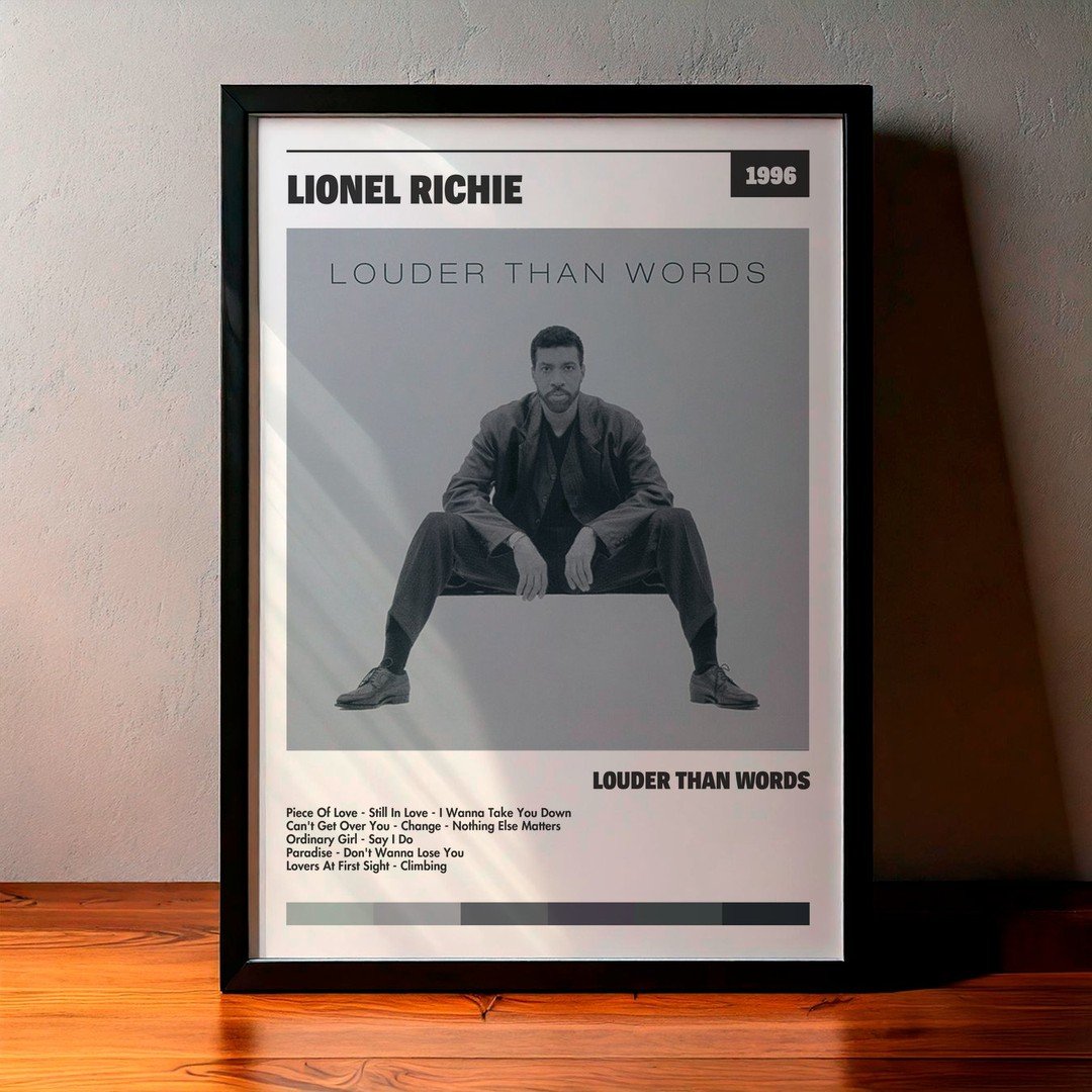 Cuadro Lionel Richie - Louder Than Words