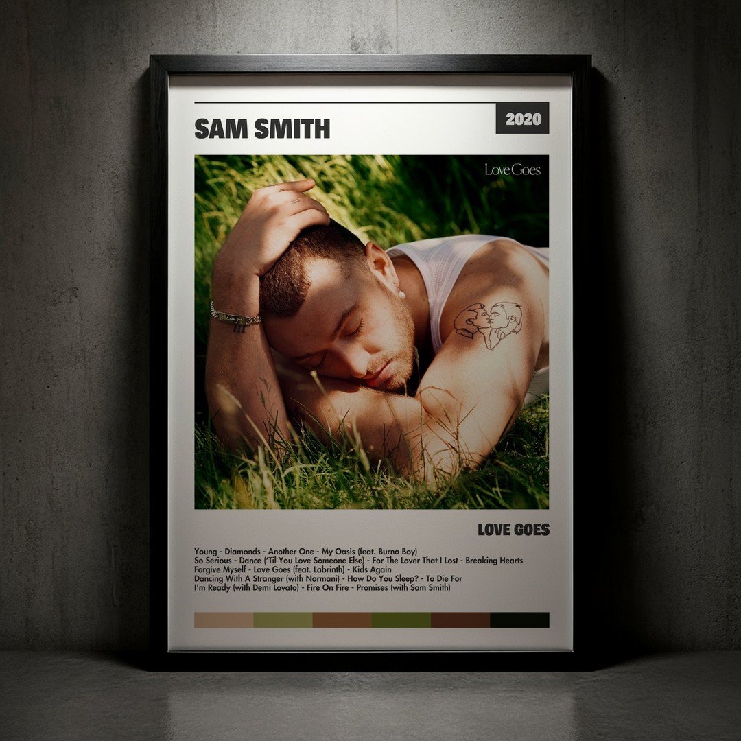 Cuadro Sam Smith - Love Goes