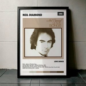 Cuadro Neil Diamond - Love Songs