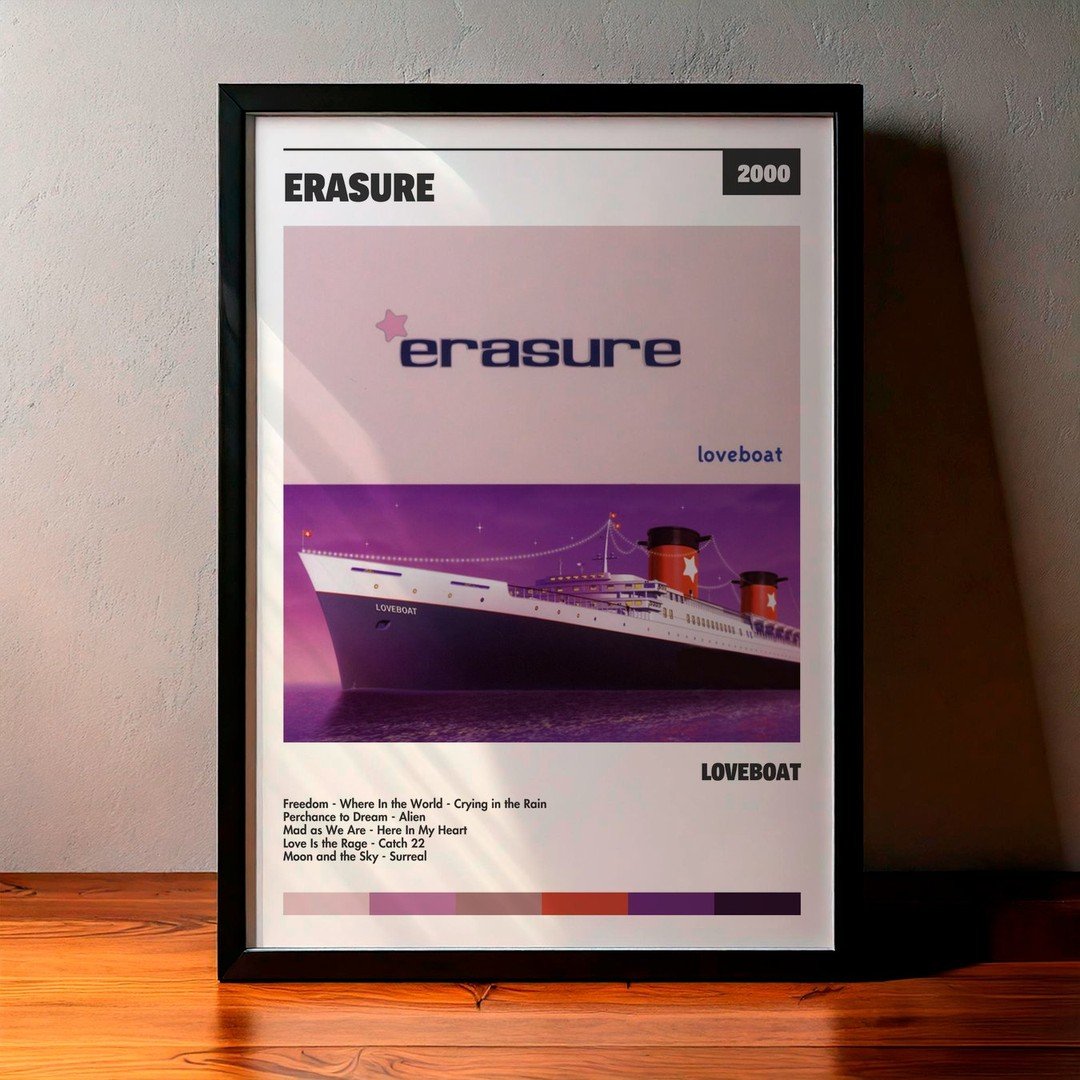 Cuadro Erasure - Loveboat