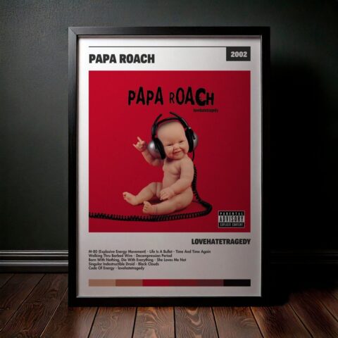 Cuadro Papa Roach - lovehatetragedy