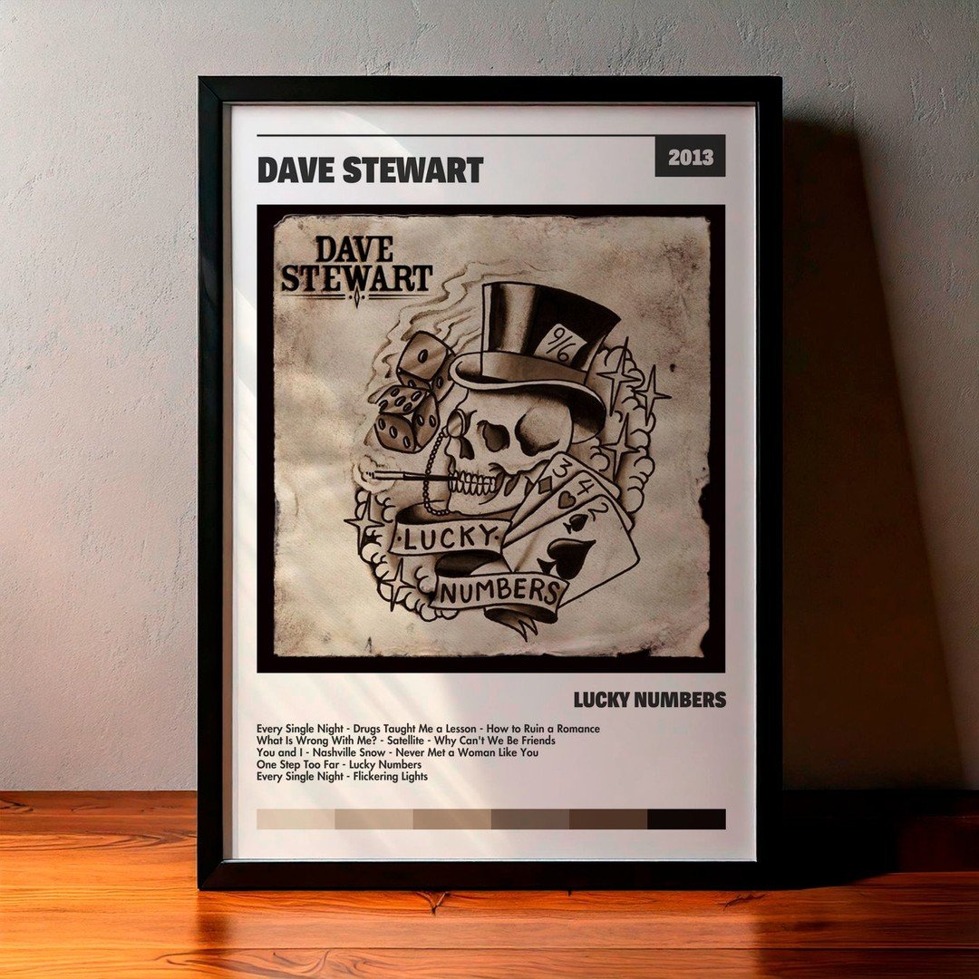 Cuadro Dave Stewart - Lucky Numbers