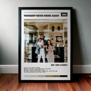 Cuadro YoungBoy Never Broke Again - Ma’ I Got A Family