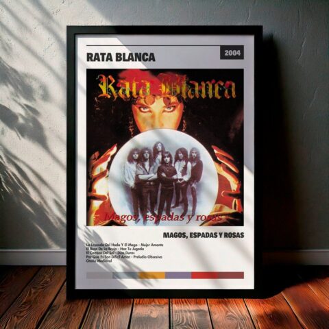 Cuadro Rata Blanca - Magos, Espadas Y Rosas