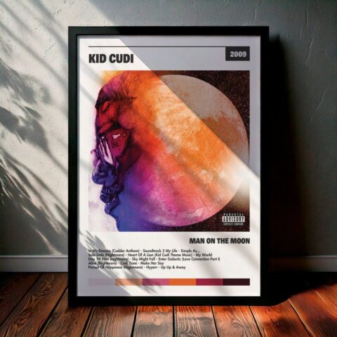 Cuadro Kid Cudi - Man On The Moon