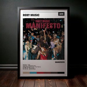 Cuadro Roxy Music - Manifesto