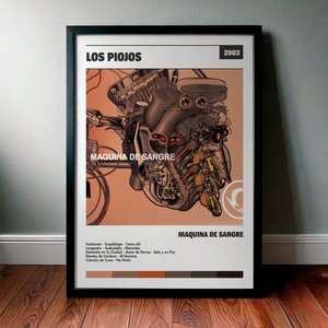 Cuadro Los Piojos - Máquina de Sangre