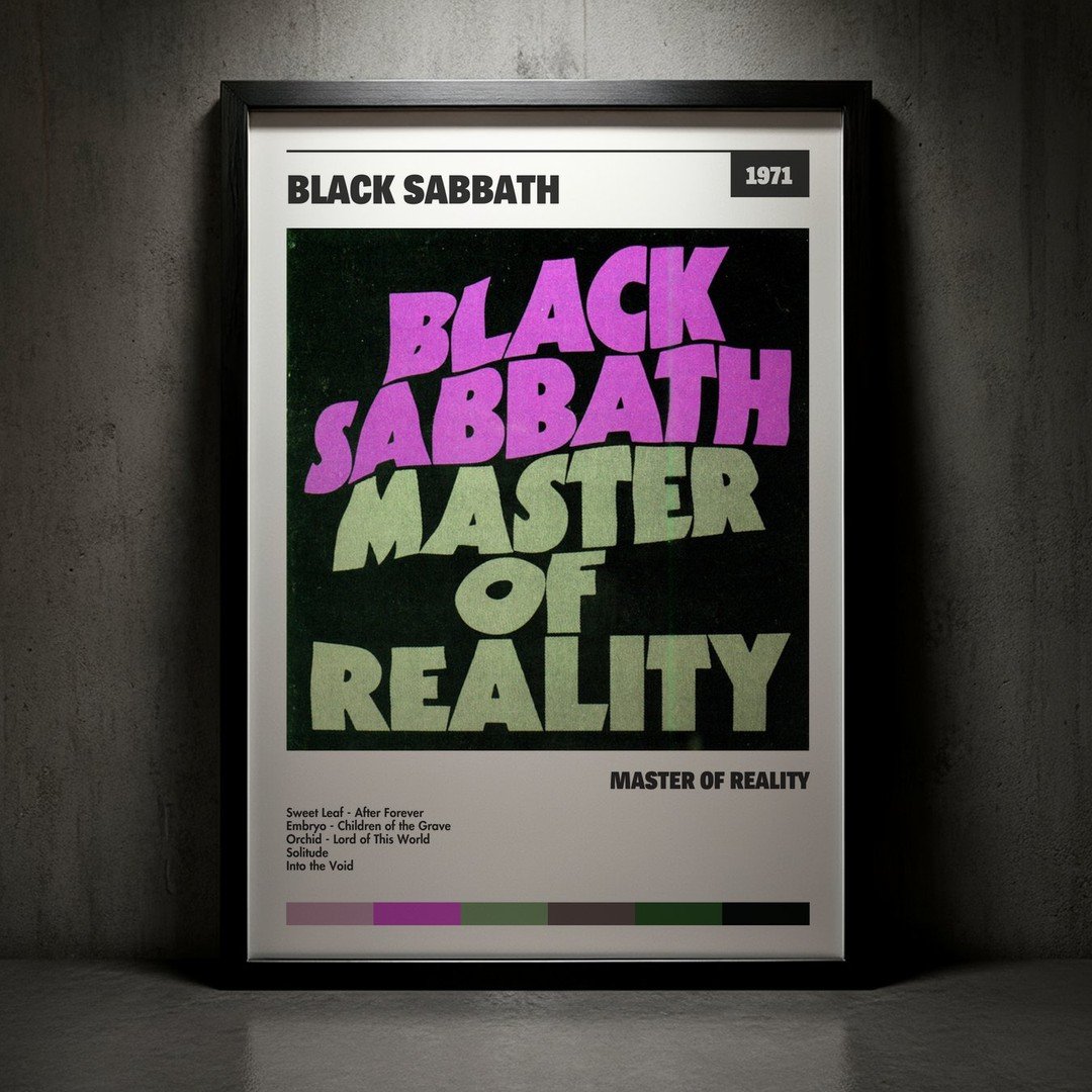 Cuadro Black Sabbath - Master of Reality