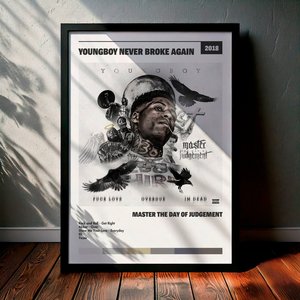 Cuadro YoungBoy Never Broke Again - Master the Day of Judgement