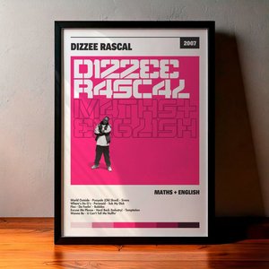Cuadro Dizzee Rascal - Maths + English
