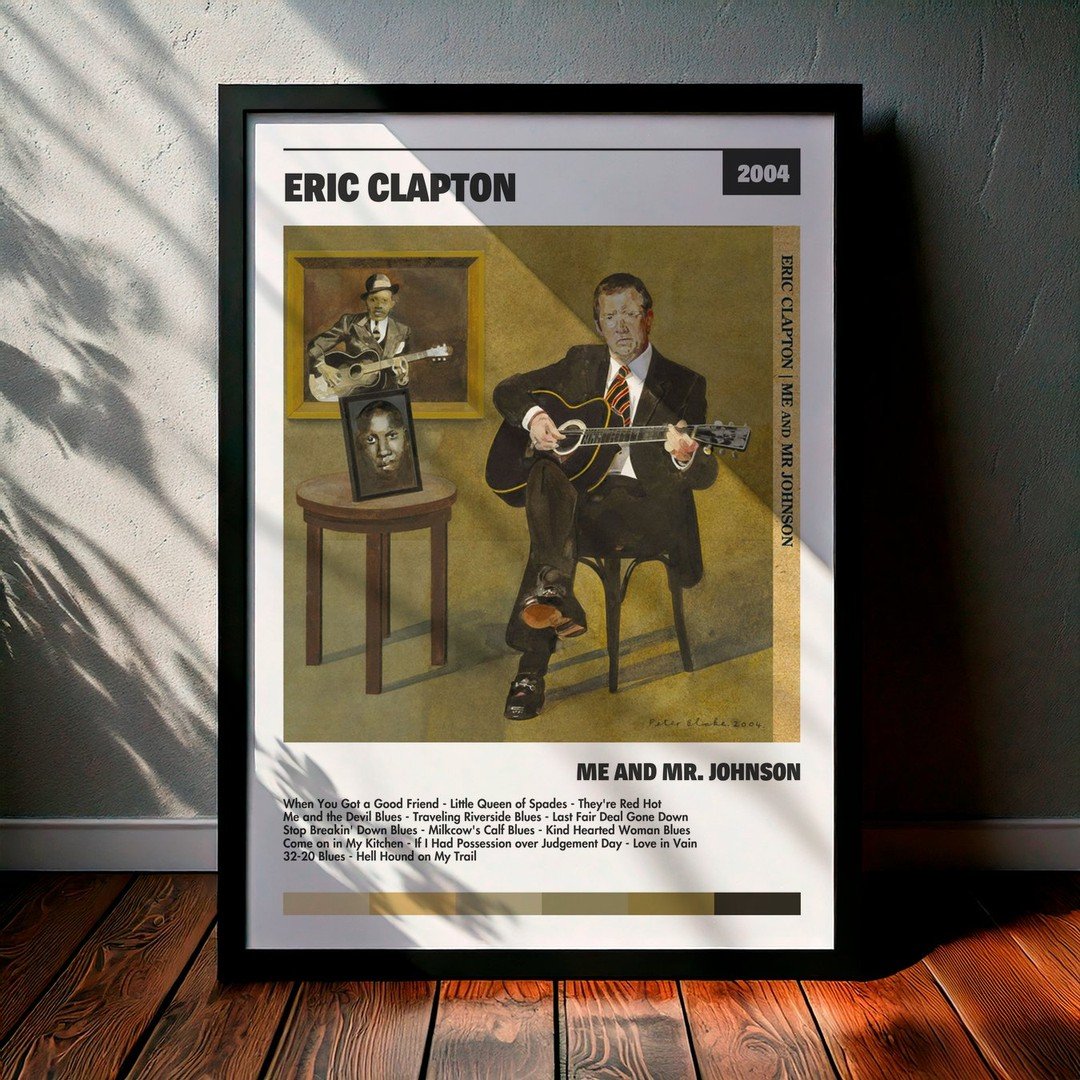 Cuadro Eric Clapton - Me and Mr. Johnson