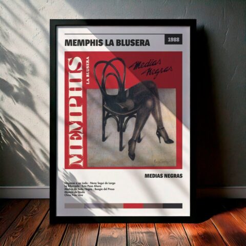 Cuadro Memphis La Blusera - Medias Negras