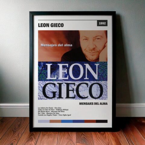 Cuadro León Gieco - Mensajes Del Alma