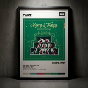 Cuadro TWICE - Merry & Happy