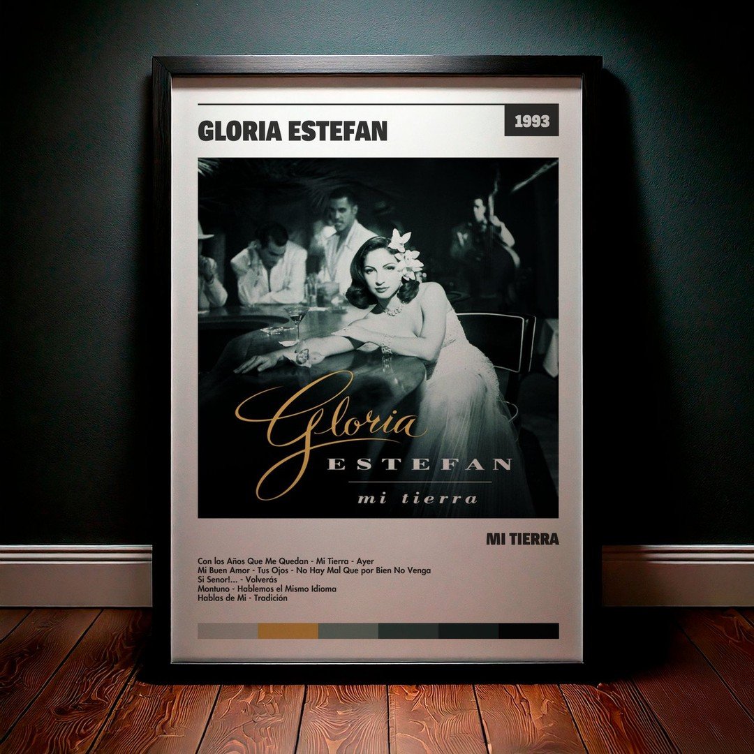 Cuadro Gloria Estefan - Mi Tierra