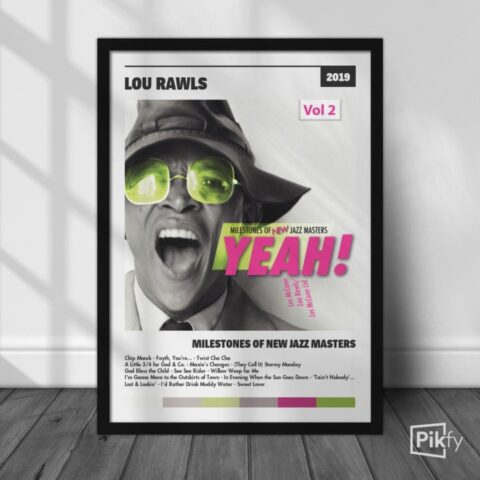Cuadro Lou Rawls - Milestones of New Jazz Masters