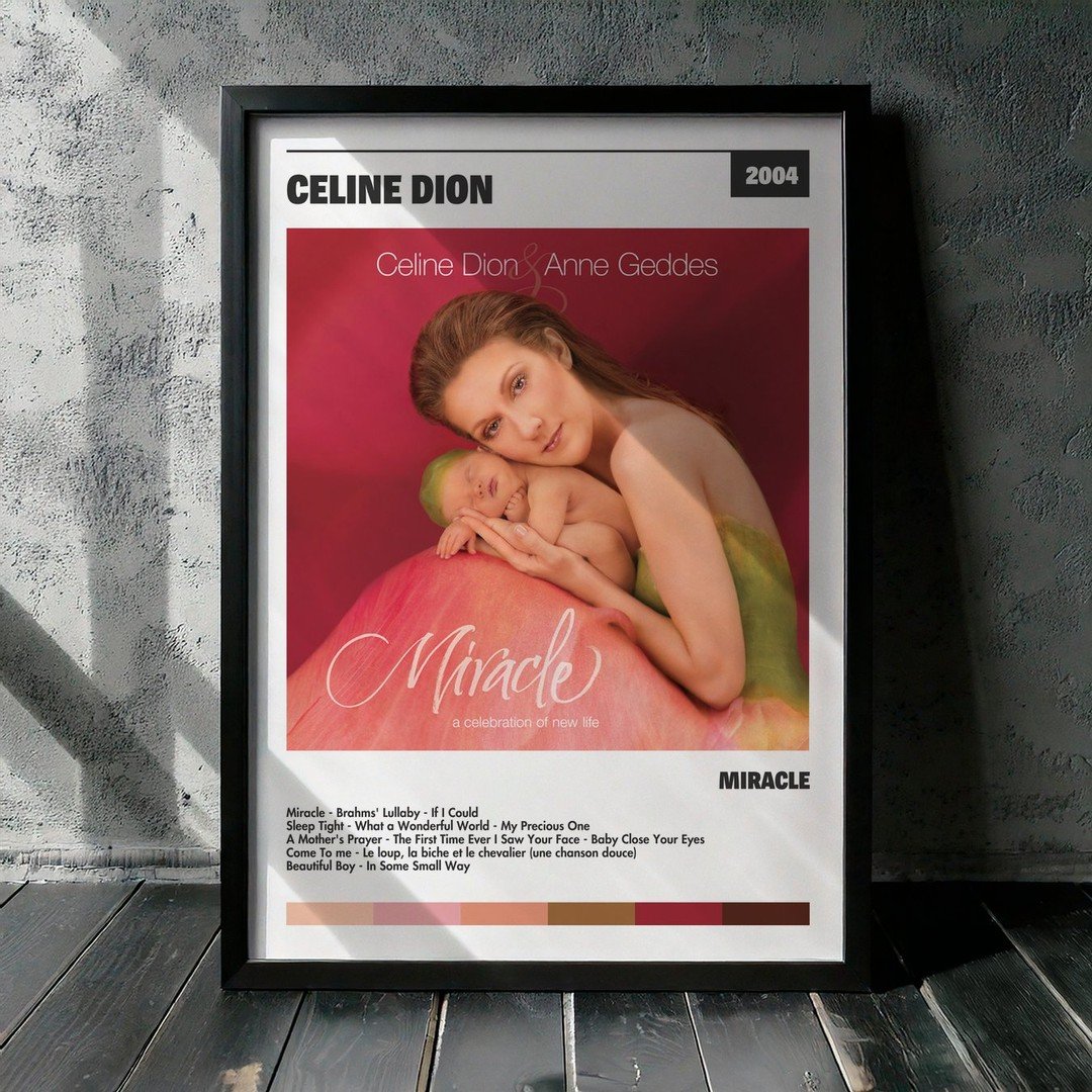 Cuadro Céline Dion - Miracle