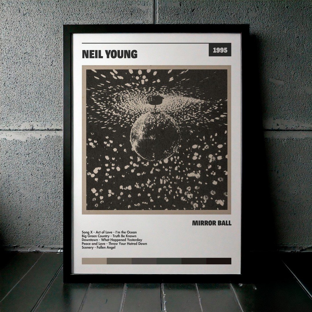 Cuadro Neil Young - Mirror Ball