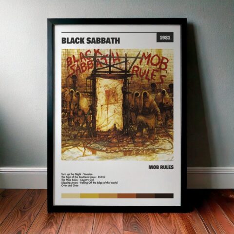 Cuadro Black Sabbath - Mob Rules