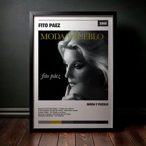 Cuadro Fito Paez - Moda Y Pueblo