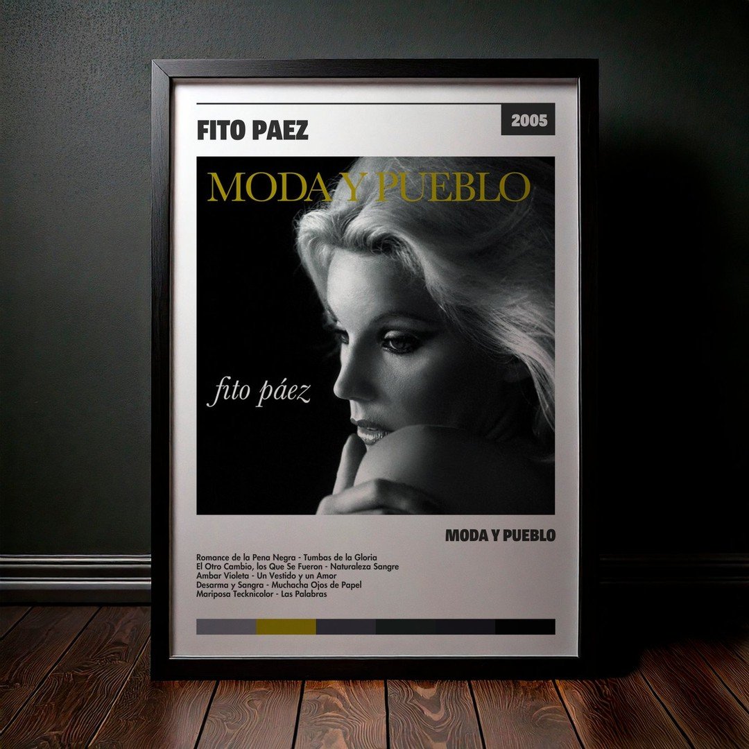 Cuadro Fito Paez - Moda Y Pueblo