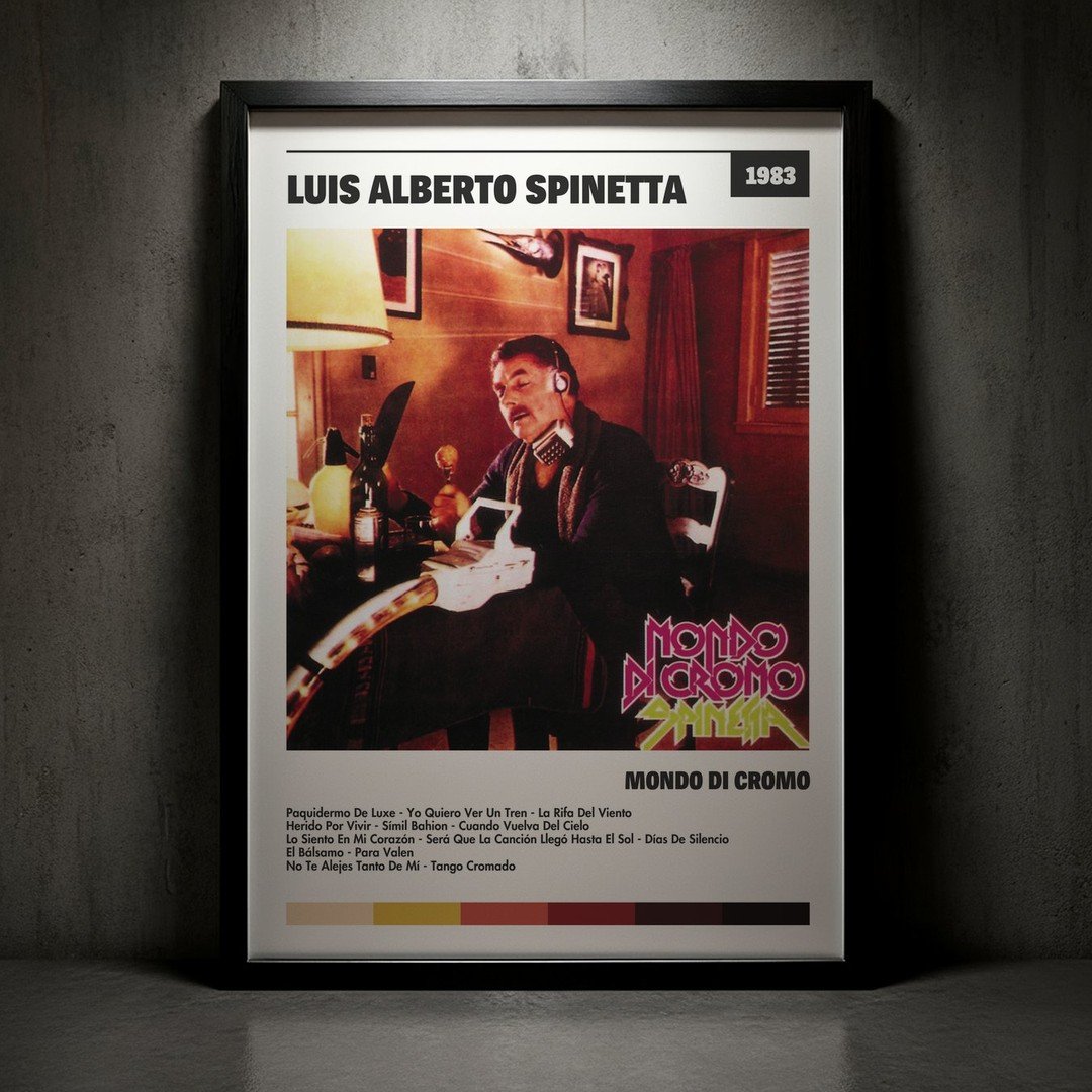 Cuadro Luis Alberto Spinetta - Mondo Di Cromo