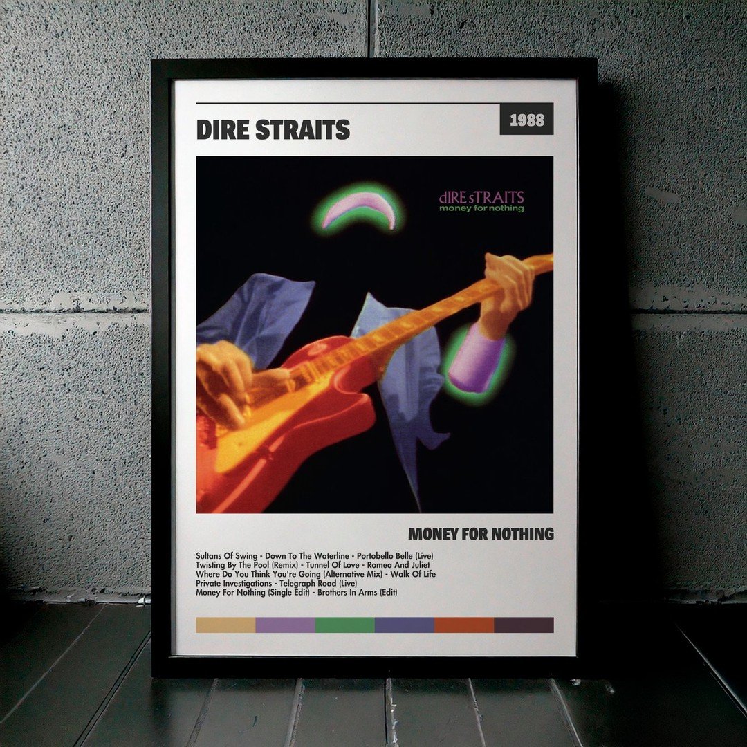 Cuadro Dire Straits - Money For Nothing