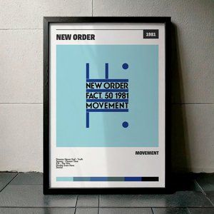 Cuadro New Order - Movement