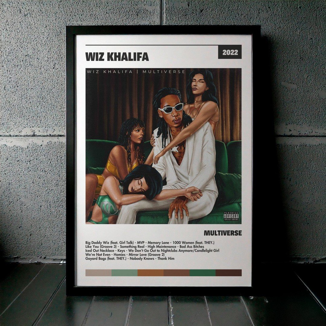 Cuadro Wiz Khalifa - Multiverse