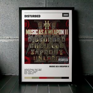 Cuadro Disturbed - Music as a Weapon II