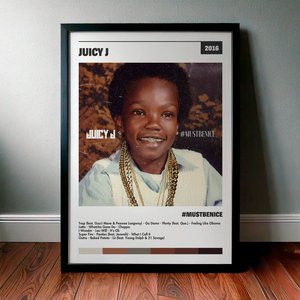 Cuadro Juicy J - #MUSTBENICE