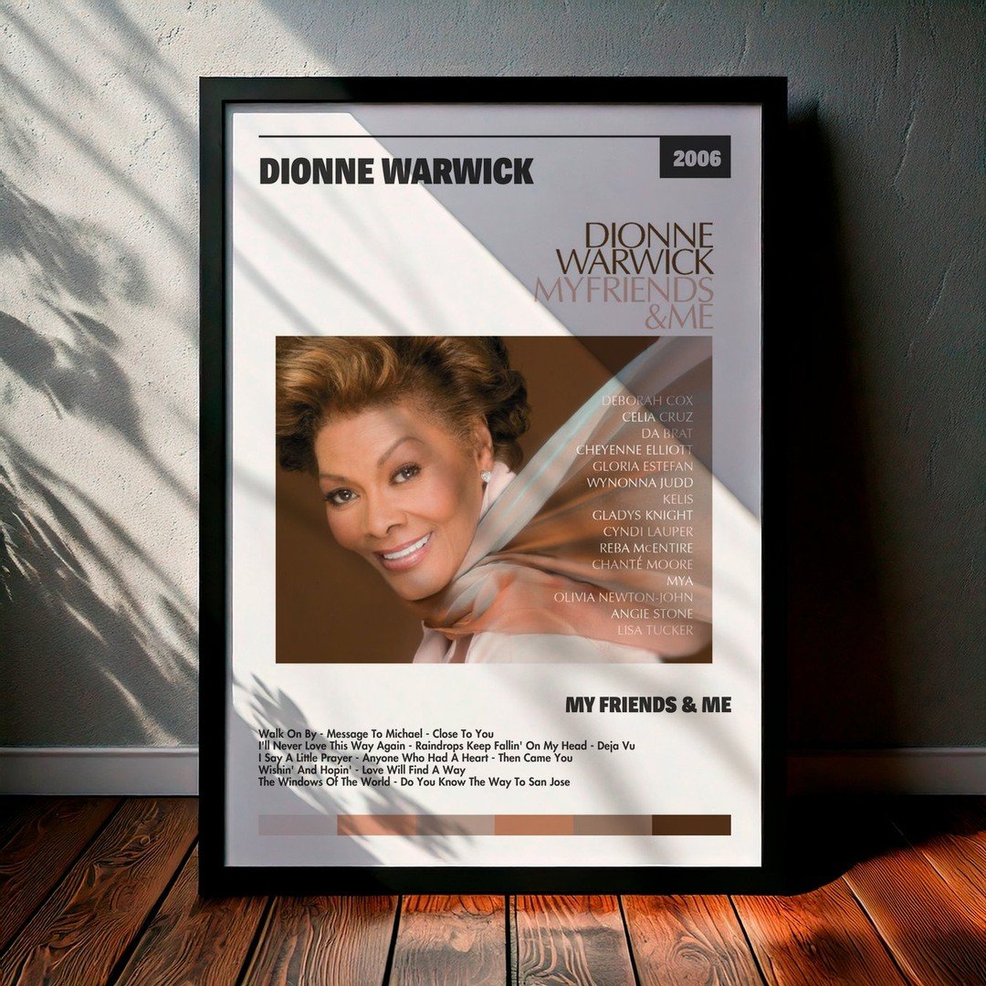Cuadro Dionne Warwick - My Friends & Me