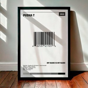 Cuadro Pusha T - My Name Is My Name