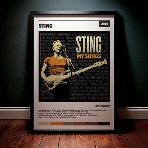 Cuadro Sting - My Songs