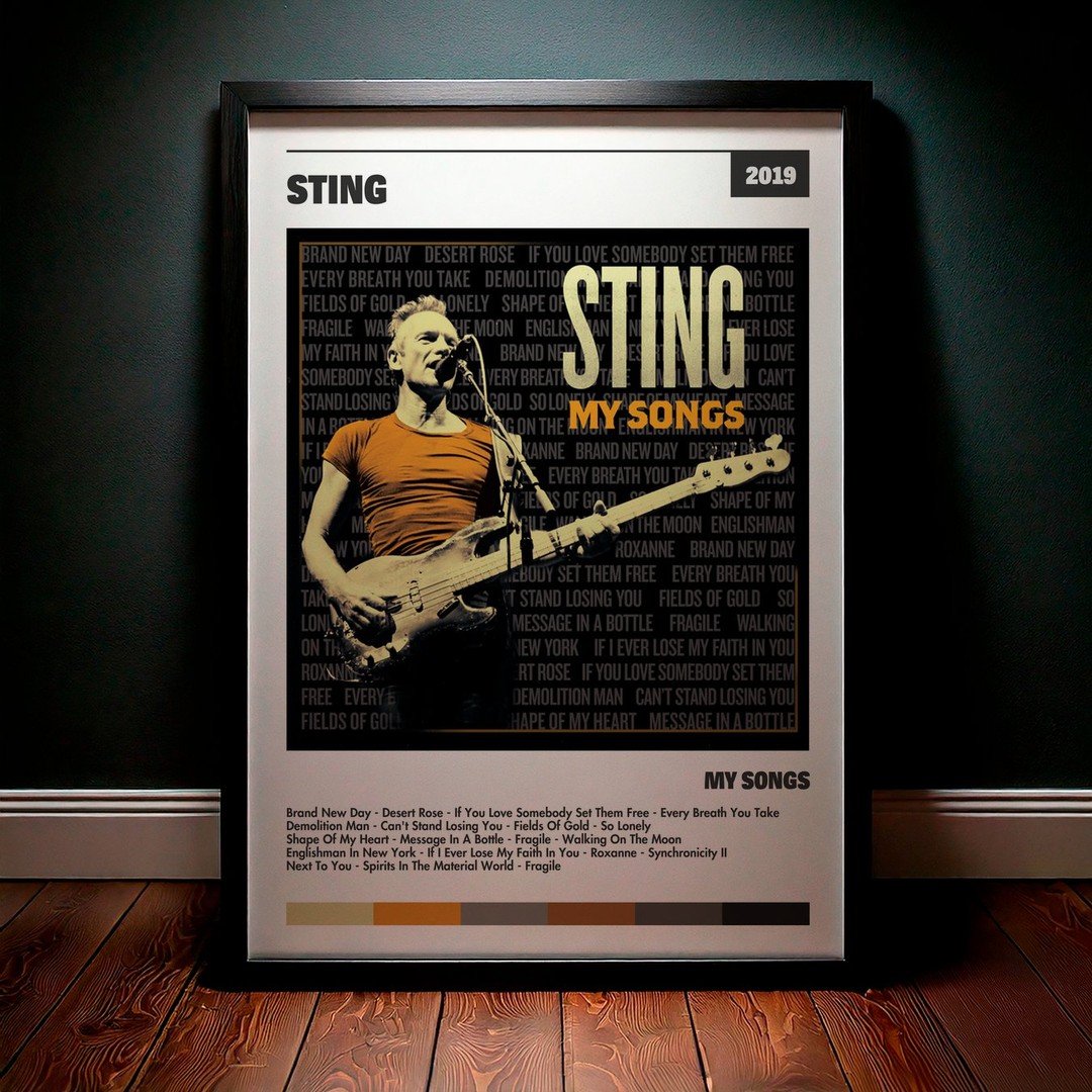 Cuadro Sting - My Songs