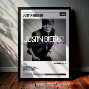 Cuadro Justin Bieber - My World 2.0