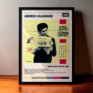 Cuadro Andrés Calamaro - Nadie Sale Vivo de Aquí
