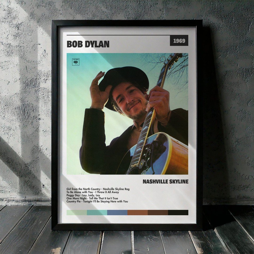 Cuadro Bob Dylan - Nashville Skyline