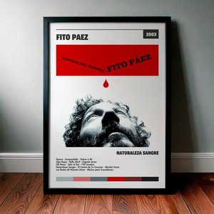 Cuadro Fito Paez - Naturaleza Sangre