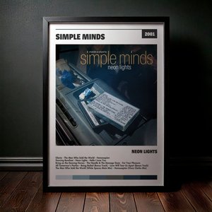 Cuadro Simple Minds - Neon Lights