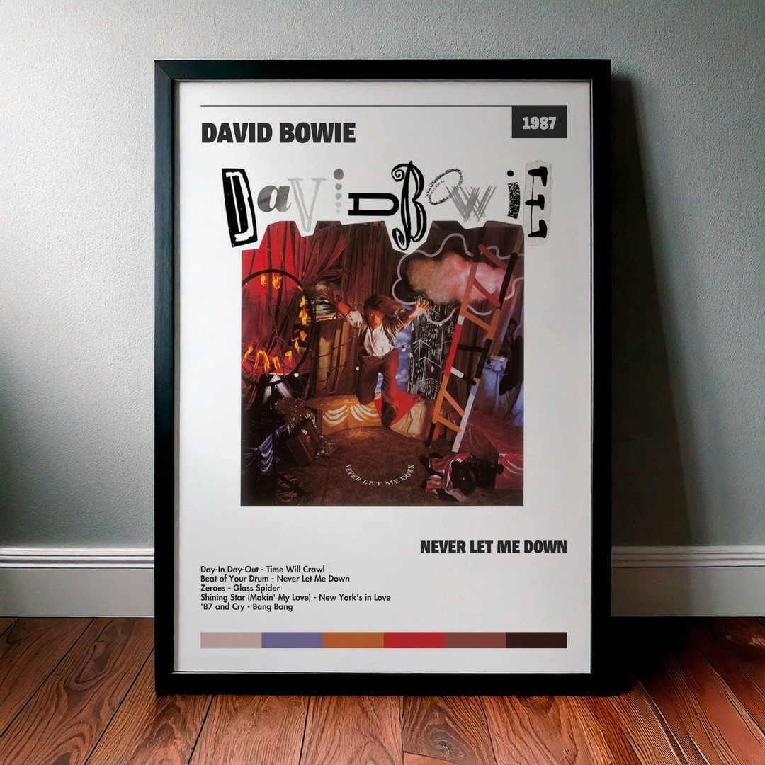 Cuadro David Bowie - Never Let Me Down