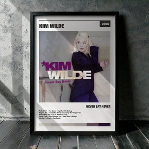 Cuadro Kim Wilde - Never Say Never