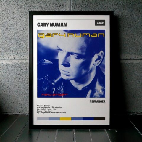 Cuadro Gary Numan - New Anger