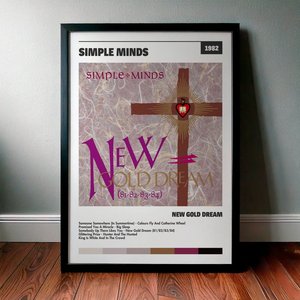 Cuadro Simple Minds - New Gold Dream