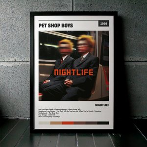 Cuadro Pet Shop Boys - Nightlife
