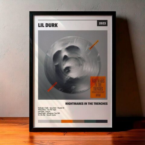 Cuadro Lil Durk - Nightmares In the Trenches