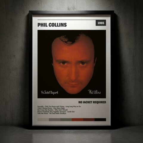 Cuadro Phil Collins - No Jacket Required