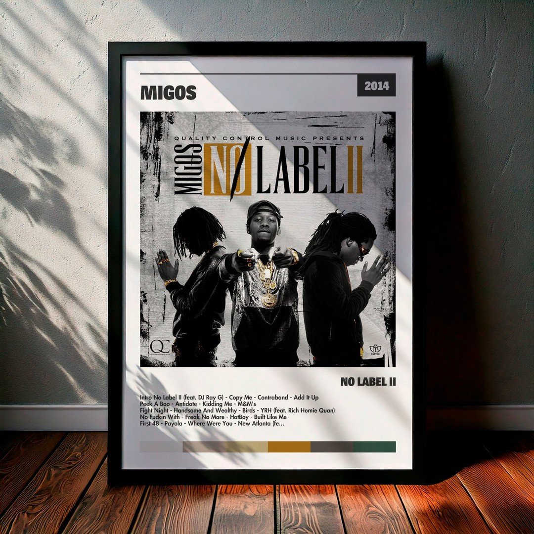 Cuadro Migos - No Label II
